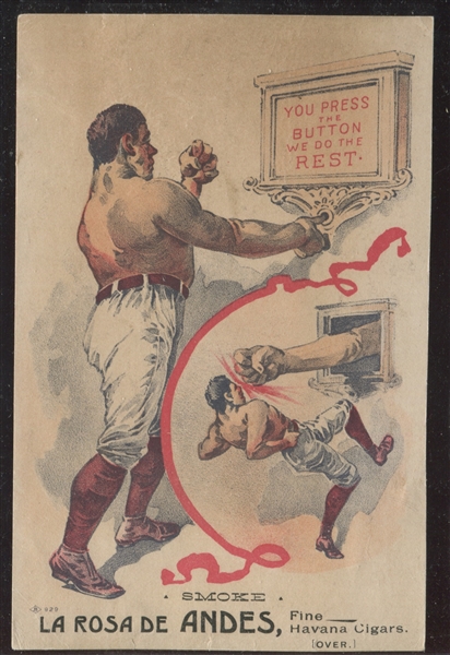 Interesting Boxing-Themed Tobacco Trade Card 
