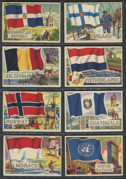 1956 Topps Flags Complete Set of (80) Cards
