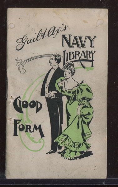 N115B Gail & Ax Navy Library Type Booklet Good Form