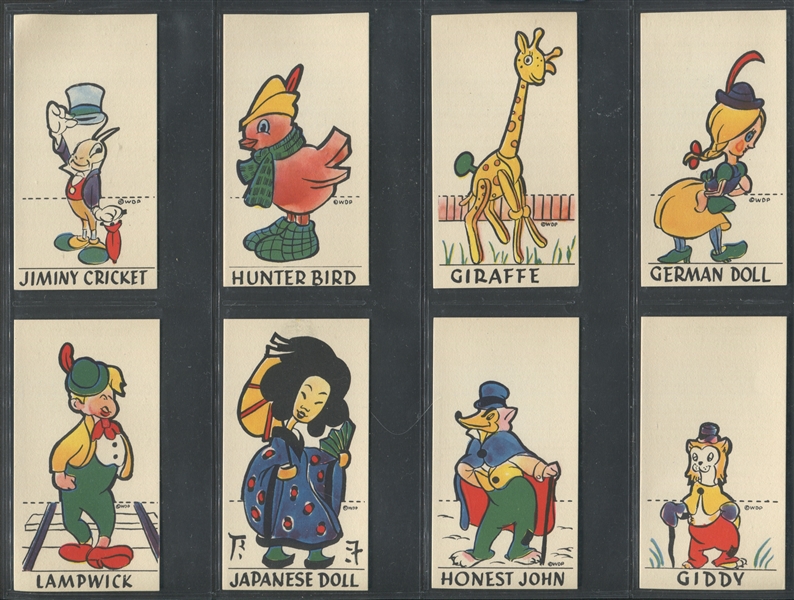 D64 Pinocchio Circus Performers Complete Set of (60) Cards