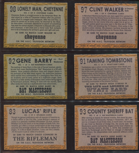 Topps TV Westerns Extended Collector Cards Lot of (14) Bob Lemke Creations