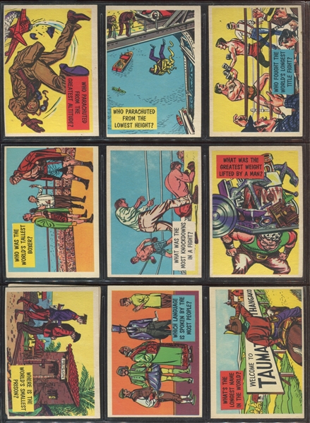 1957 Topps Isolation Booth Complete Set of (88) Cards and Decoder Sheet