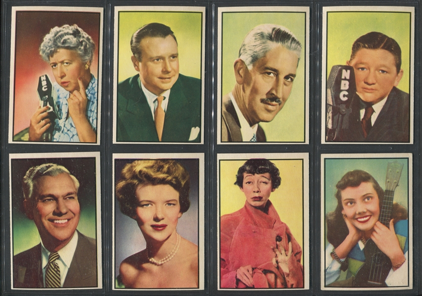 1953 Bowman Television and Radio Stars Lot of (50) High Grade Cards