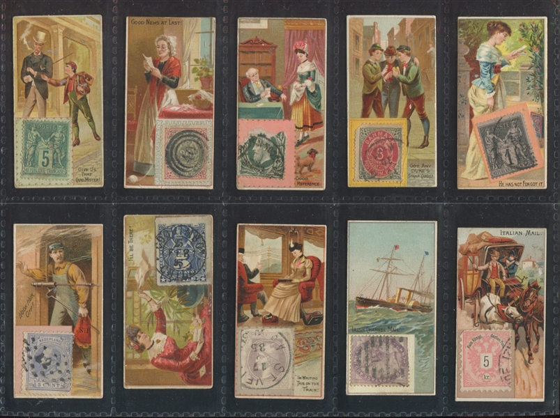 N85 Duke Tobacco Postage Stamps Complete Set of (50) Cards