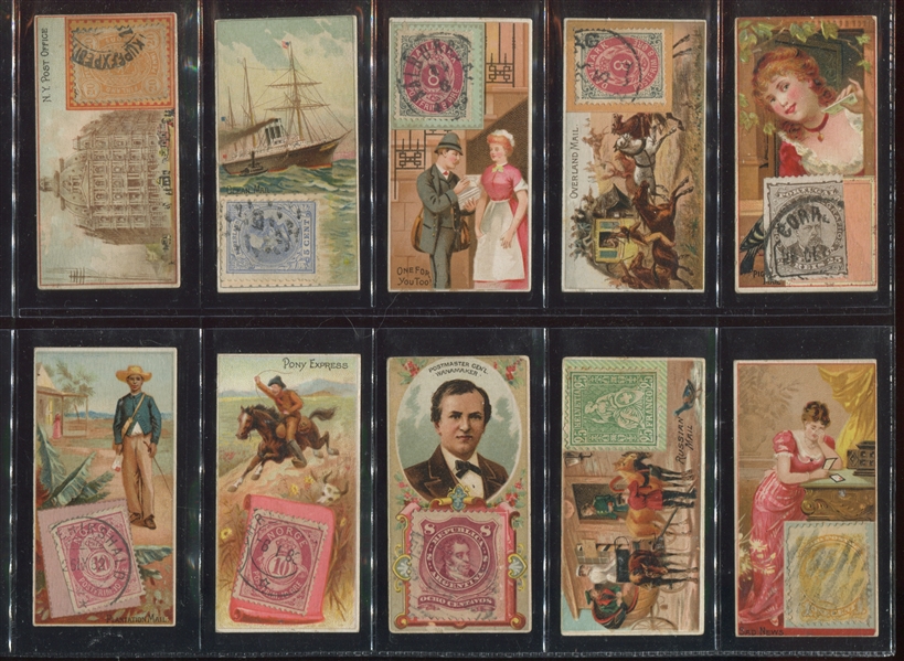 N85 Duke Tobacco Postage Stamps Complete Set of (50) Cards