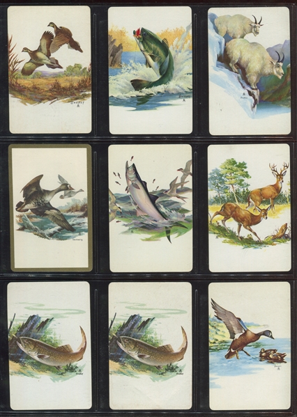 Interesting Samoset Gasoline Animals Coupon Cards Lot of (9)