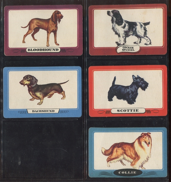 D26 Omar Bakeries Dogs Lot of (5) Cards