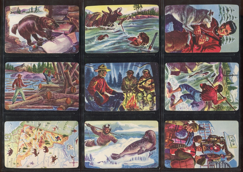 F279-4 Quaker Oats Sgt Preston and the Challenge of the Yukon Complete Set of (36) Cards