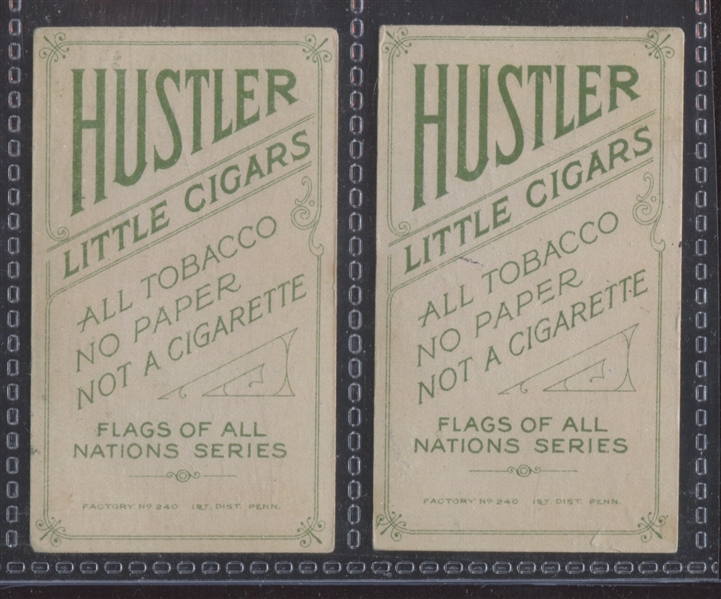 T59 Hustler Little Cigars Tough Type Lot of (2) Cards