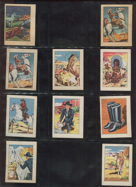 F278-12 / FC38 Post Cereal Hopalong Cassidy Near Complete Mixed Set (32/36)