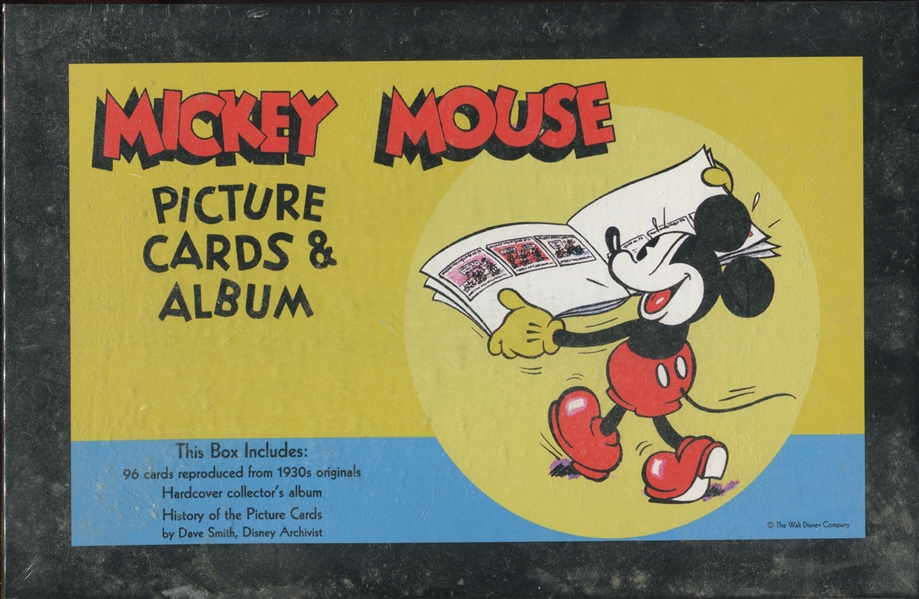 R89 Gum Inc Mickey Mouse Boxed Reprint Set of (96) Cards and Album