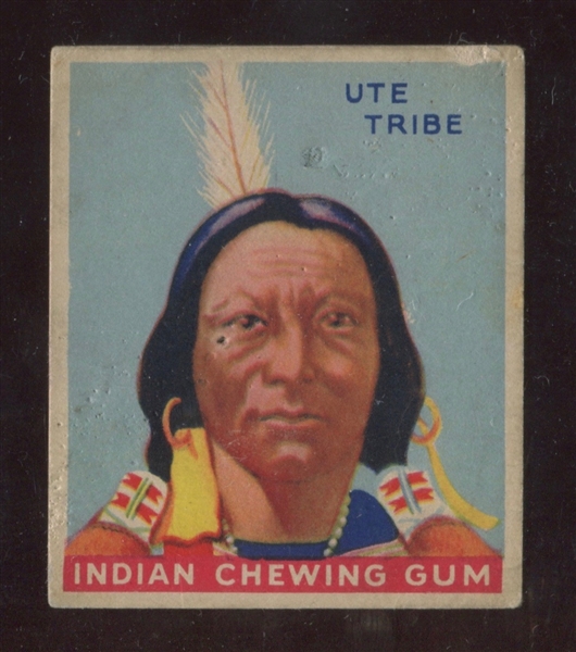 R73 Goudey Indian Gum #125 Chief of the Ute Tribe Series of 288