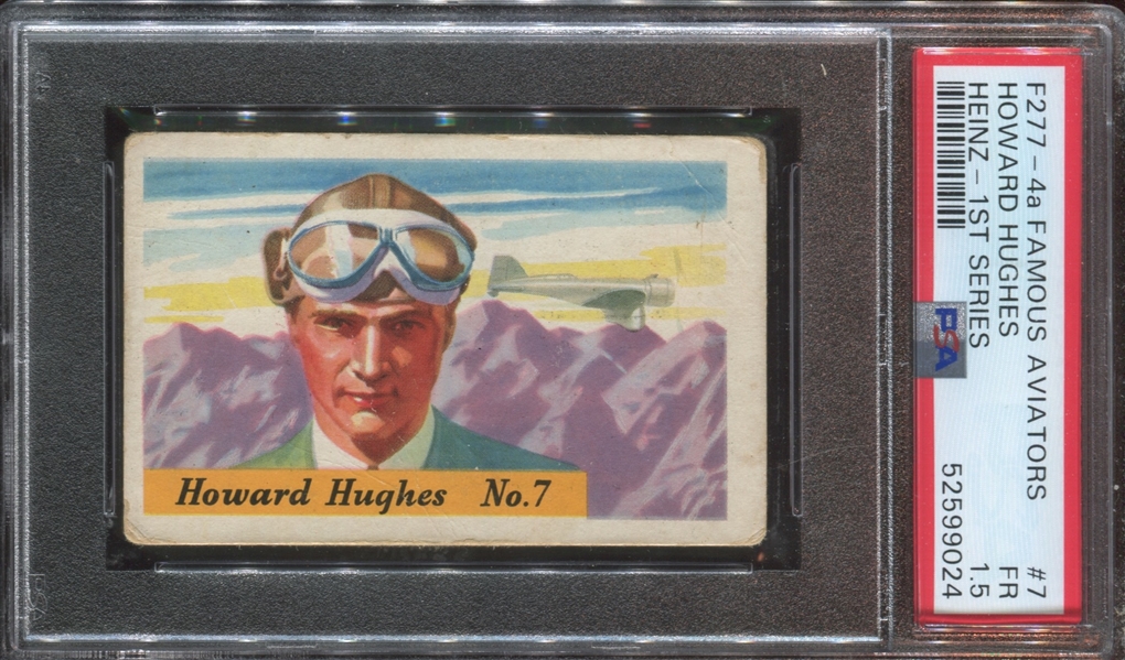 F277-4a Heinz Famous Aviators TOUGH Howard Hughes #7