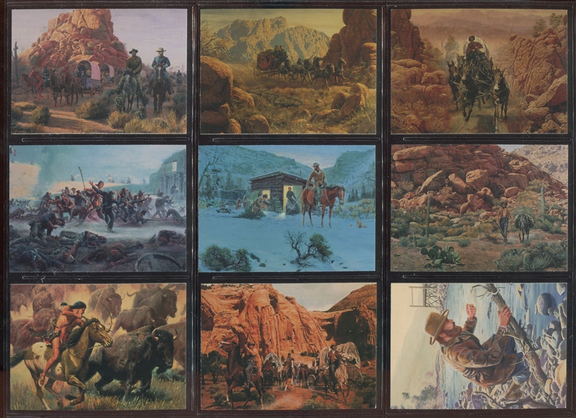 1996 Keepsake Collectibles Mort Kunstler Wild West Complete Set of (72) Cards
