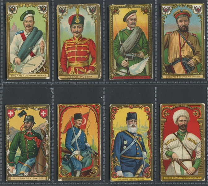 T80 Tolstoi Tobacco Military Near Complete Set (48/50) Cards