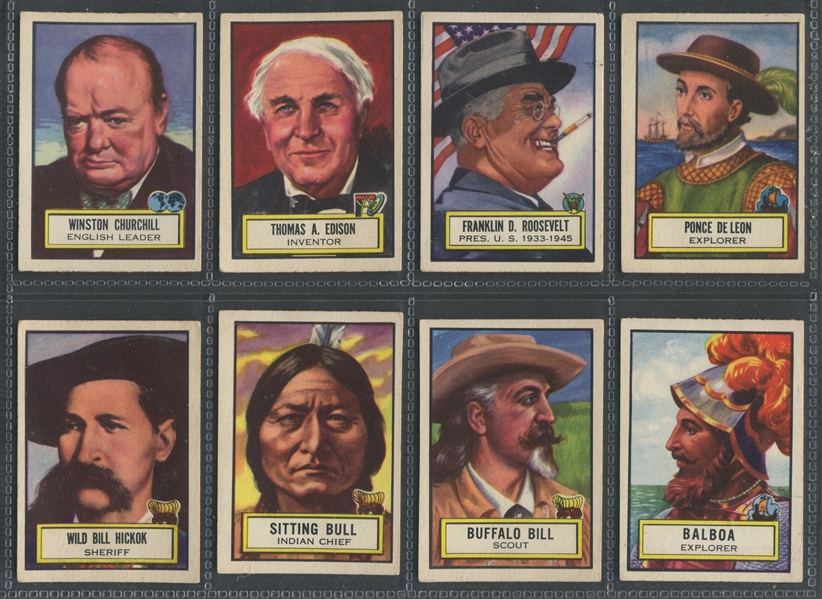 1952 Topps Look 'N See Lot of (34) Cards