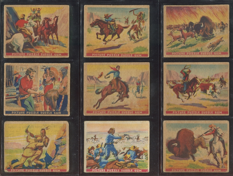 R172 Gum Inc Wild West Lot of (15) Cards