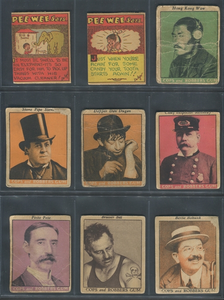 1930's R Lot of (54) Cards From Multiple Sets