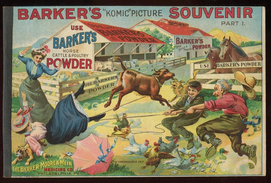 Phenomenal Barker's Powder Advertising Album
