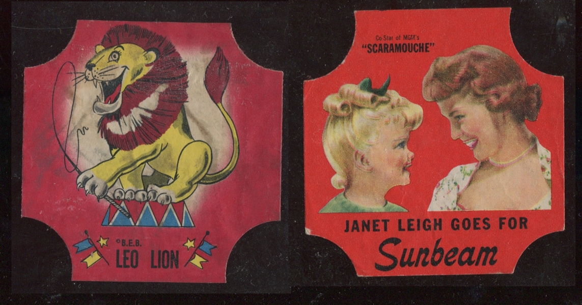 1940s-50s Bread Labels Including Disney (5 Different)
