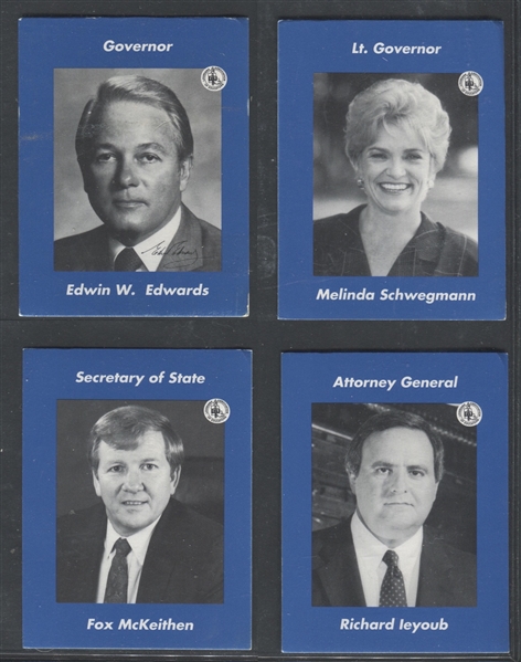 1992 State of Louisiana Government Card Set of (152)