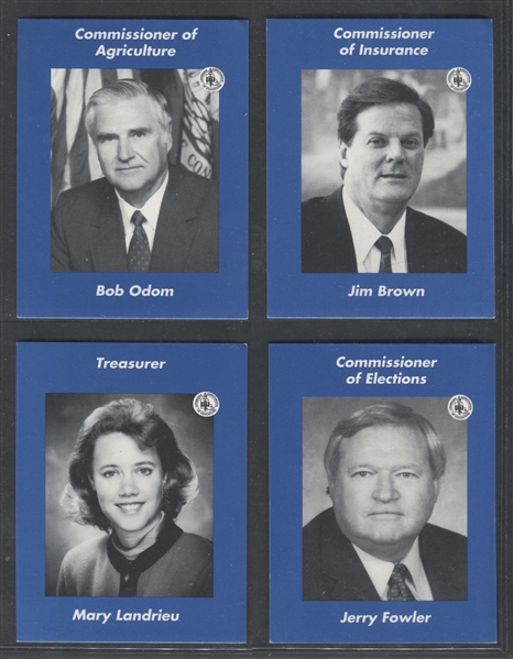 1992 State of Louisiana Government Card Set of (152)