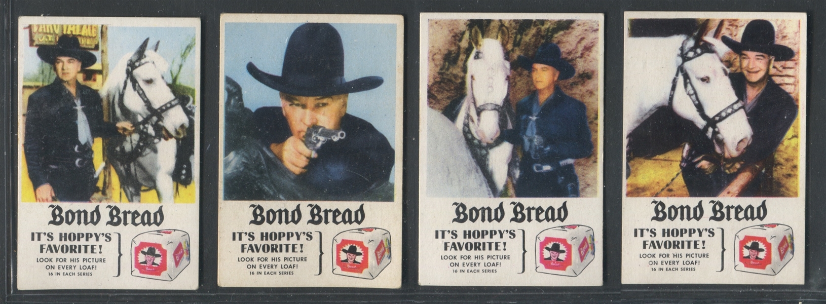 D89/D126 Bond Bread Hopalong Cassidy Near Complete Set Lot of (2) Sets