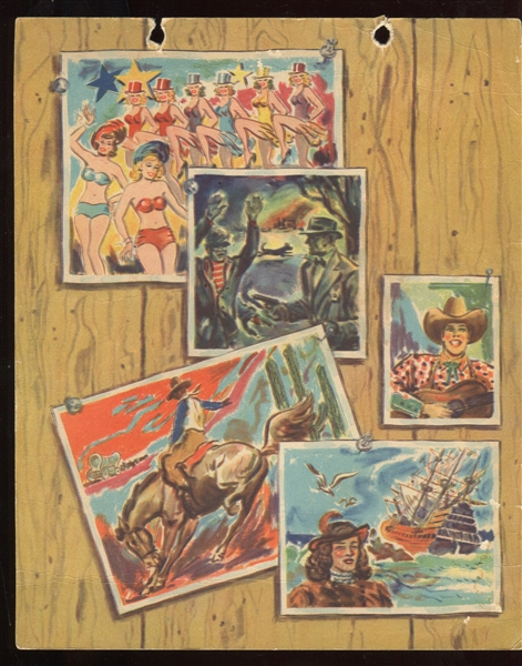 F5-17 Dixie Lid Premiums - Movie Stars and Western (1951) Lot of (14) Cards