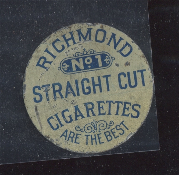 Interesting Richmond Straight Cut Cigarettes Tobacco Tag