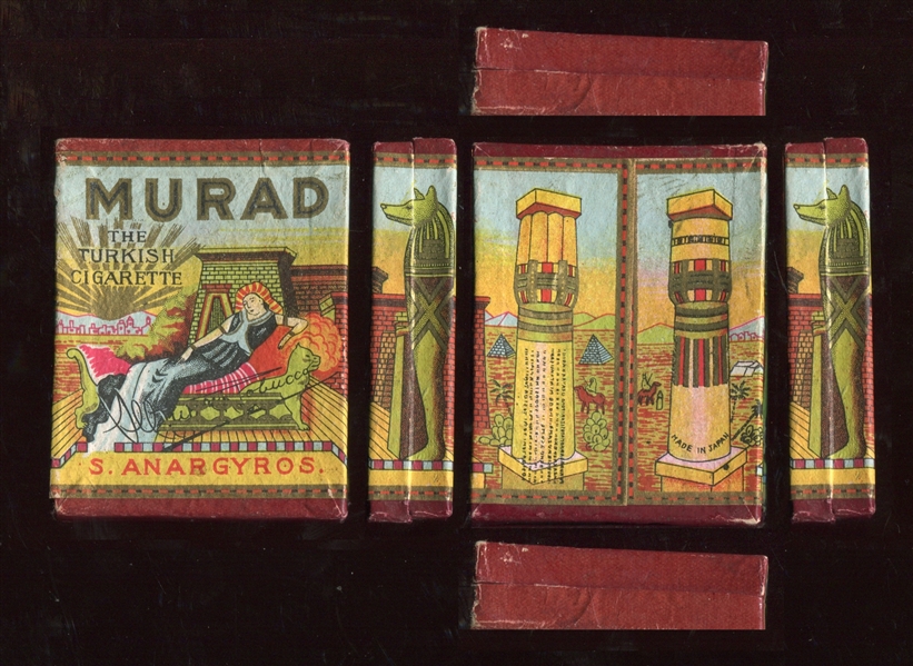 Great Murad Cigarettes Box From 1910's-1920's
