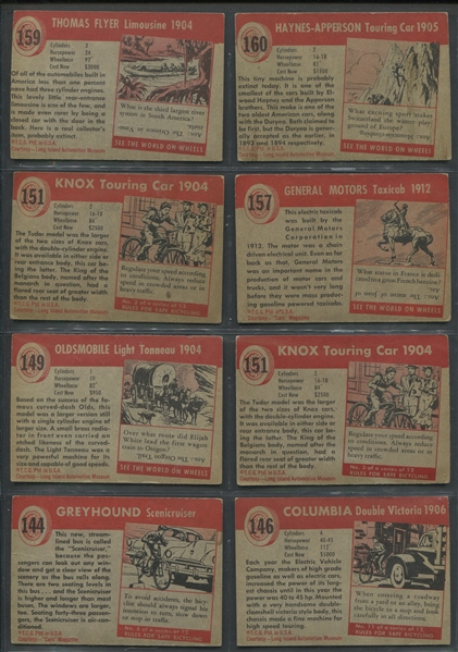 1953 Topps World on Wheels Lot of (68) Cards