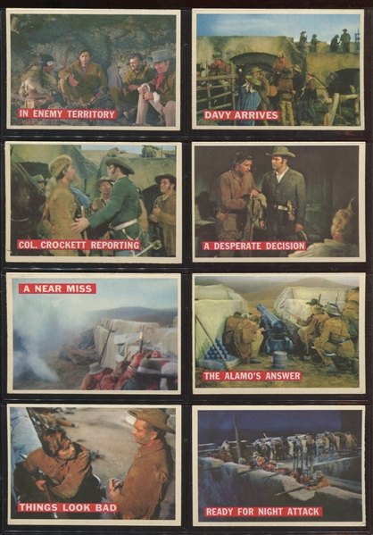 1956 Topps Davy Crockett Orange Back Complete Set of (80) Cards