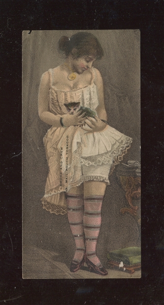1880s Bloch Bros. W. Va. Mail Pouch Tobaccco Trade Card