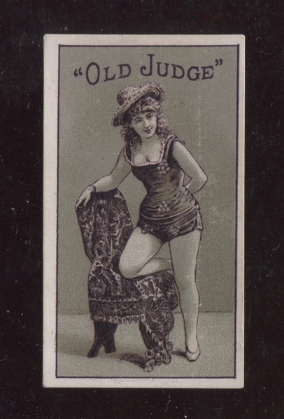 N167 Goodwin Tobacco Old Judge Actress Type Card