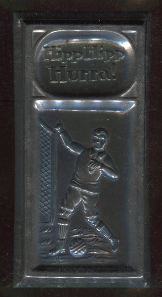 Interesting Turn of the Century Hip Hip Hurra! Soccer Chocolate Mold