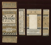 Fantastic 19th Century Duke Tobacco "Pin Head" Tobacco Slide & Shell Pack