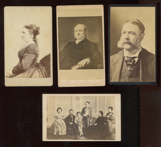 Lot of (4) 1860's-1880's Political CDV Photos