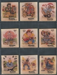 1977 CB Jeebies Bread Sticker/Transfer Group of (116) Cards