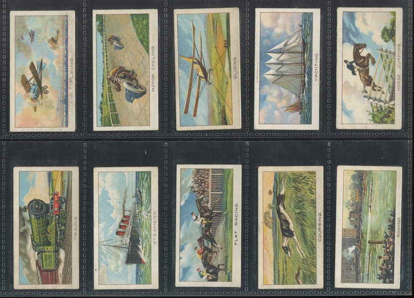 1924 Turf Cigarettes Sports Records Lot of (22) Cards
