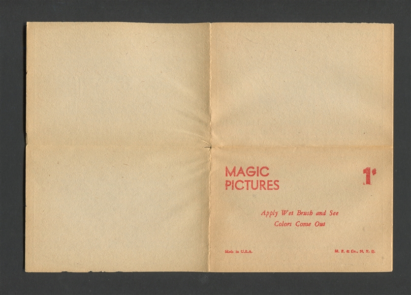 R-UNC M. Pressner Magic Pictures Fold Out Eight Panel Booklet - Army