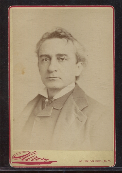 Edwin Booth (John Wilkes Booth Brother) Sarony Actor Cabinet Card