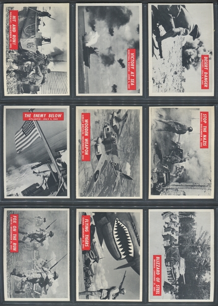 1965 Philadelphia Gum War Bulletin Complete Set of (88) Cards