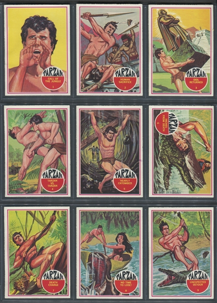 1966 Philadelphia Gum Tarzan Complete Set of (66) Cards