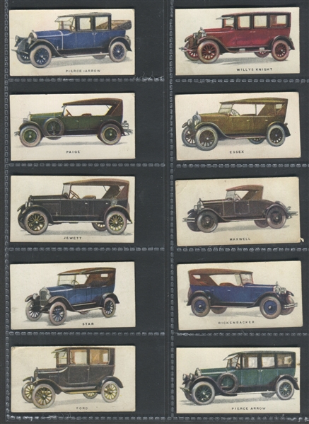C22 Imperial Tobacco (Canada) Motor Cars Complete Set of (56) Cards