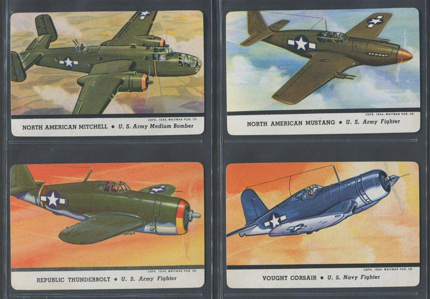 R112-12 Leaf Card-O Airplanes Mixed Series Type 2 Complete Set of (21) Cards