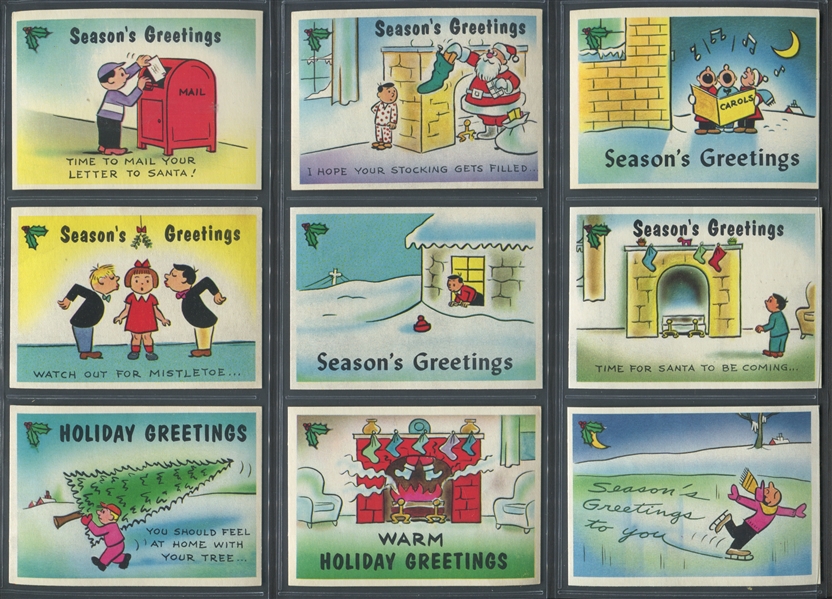 1960 Fleer Yule Laff Complete Set of (66) Cards