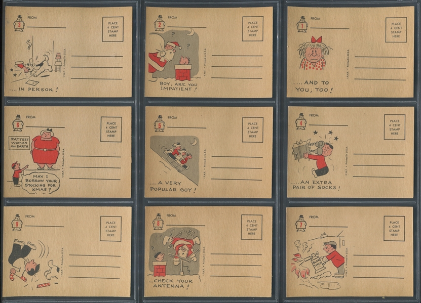 1960 Fleer Yule Laff Complete Set of (66) Cards