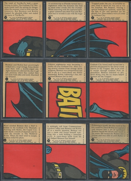 1966 Topps Batman Red Bat Series A Complete Set of (44) Cards