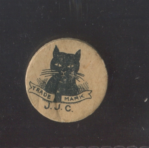Interesting Carreras Circular Trade Card Picturing Cat and German Cross
