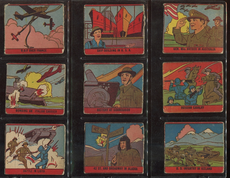 R168 M. Pressner War Scenes Complete Set of (48) Cards